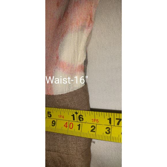 New York And Company Dress Womens LARGE Chiffon Ruffles Sleeveless Summer Classy - Picture 14 of 16